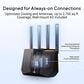ASUS Wireless Tri-Band BE9700 2.5G/10G Router in Black, , large