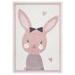 Safavieh Carousel CRK166 3"3" x 5"3" Ivory and Pink Kids  Area Rug, , large