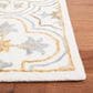 Safavieh Micro-Loop MLP381A 8" x 10" Ivory and Gray Area Rug, , large