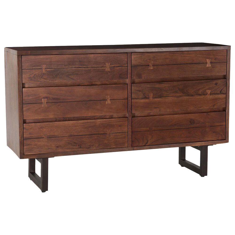 Home Trends &amp; Design Aspen 4-Piece King Bedroom Set in Walnut Brown and Antique Zinc, , large