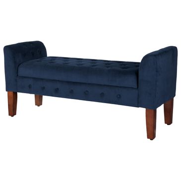 Kinfine Storage Bench in Rustic Brown, , large