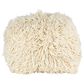 Teak Interiors Meadow Square Pouf in Cream, , large