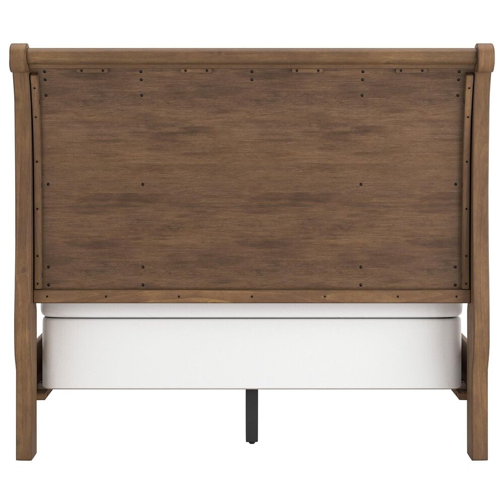 Ashley Feddinger Queen Sleigh Bed in Chestnut Brown, , large