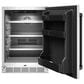 Thor Kitchen Gordon Ramsay 5 Cu. Ft. Outdoor Undercounter Beverage Cooler with Black Handle Kit in Stainless Steel, , large