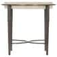 Bernhardt Barclay Round Chairside Table in Antique Pewter, , large