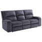 Steve Silver Lovell Power Reclining Sofa in Charcoal, , large