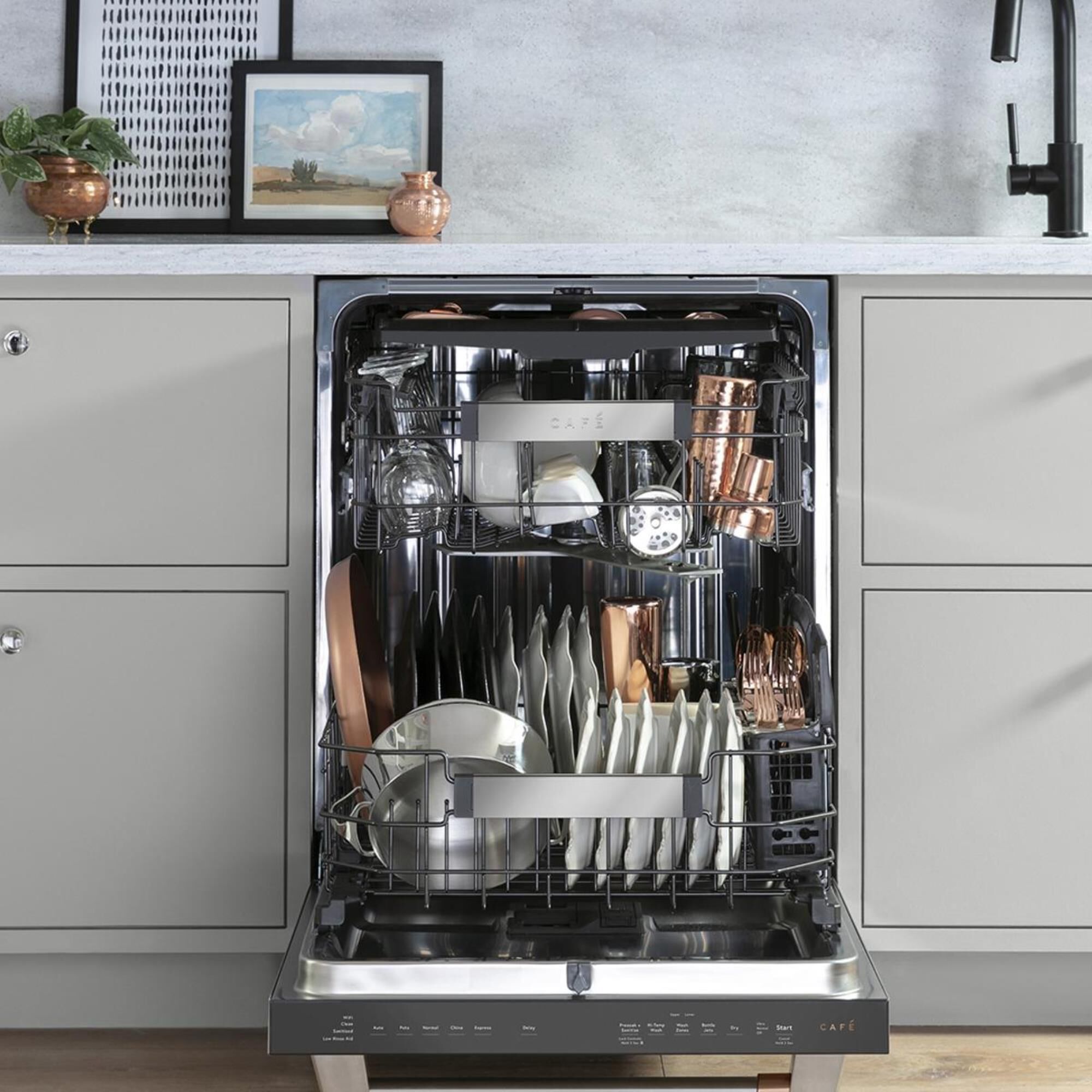 cafe stainless steel dishwasher