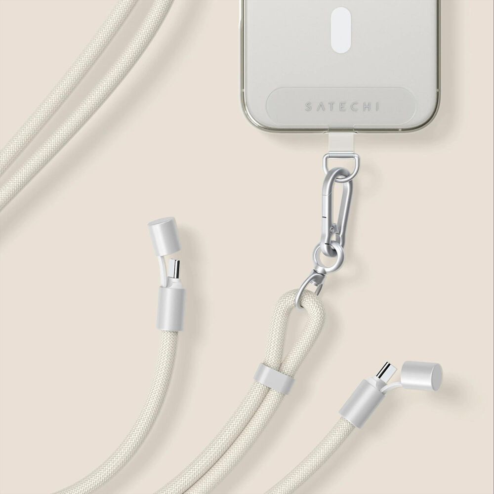 Satechi Onthego Crossbody USB-C Lanyard Cable in Sand, , large