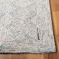 Safavieh Micro-Loop MLP538M 10" x 14" Blue and Ivory Area Rug, , large