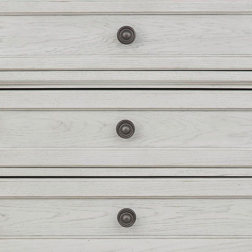 Ashley Robbinsdale 5 Drawer Single Knob Chest in Antique White, , large