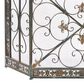 Maple and Jade 52" x 31" Fireplace Screen in Black, , large