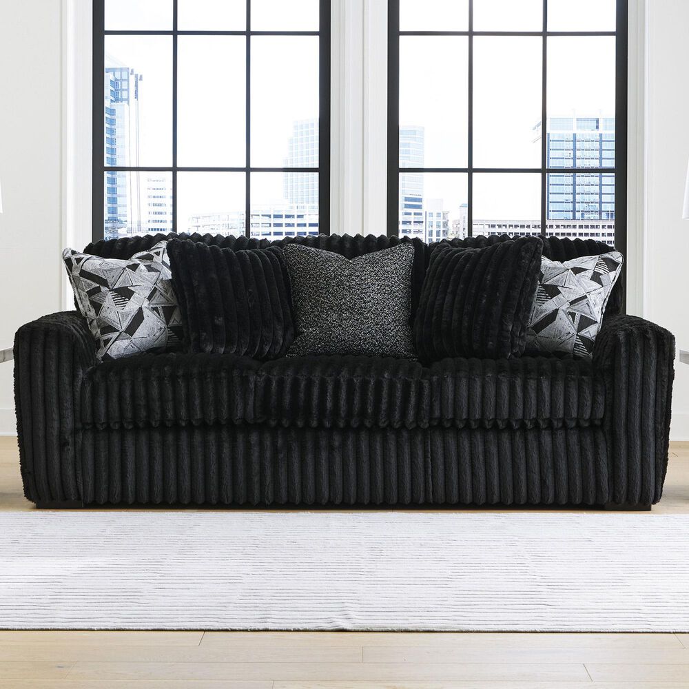 Ashley Midnight-Madness Stationary Sofa in Onyx, , large