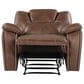 Steve Silver Katrine Manual Recliner in Chestnut Brown, , large
