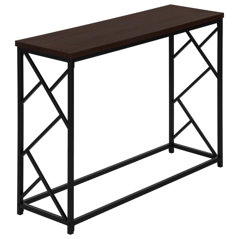 Monarch Specialties Accent Table in Espresso, , large