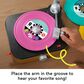 Fisher Price Rockin" Record Player Musical Toy for Preschool Pretend Play, , large