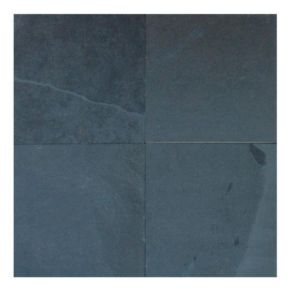 MS International Montauk Black Slate 16" x 16" Gauged Natural Stone Tile, , large