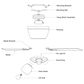Vaxcel Brayton 52" LED Ceiling Fan in White, , large