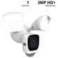 Night Owl Powered Wi-Fi Floodlight Deterrence HD+ Camera with 2-Way Audio - White, , large