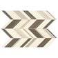 Dal-Tile Limestone Fusion Gris 22" x 12" Chevron Random Honed Mosaic Sheet, , large