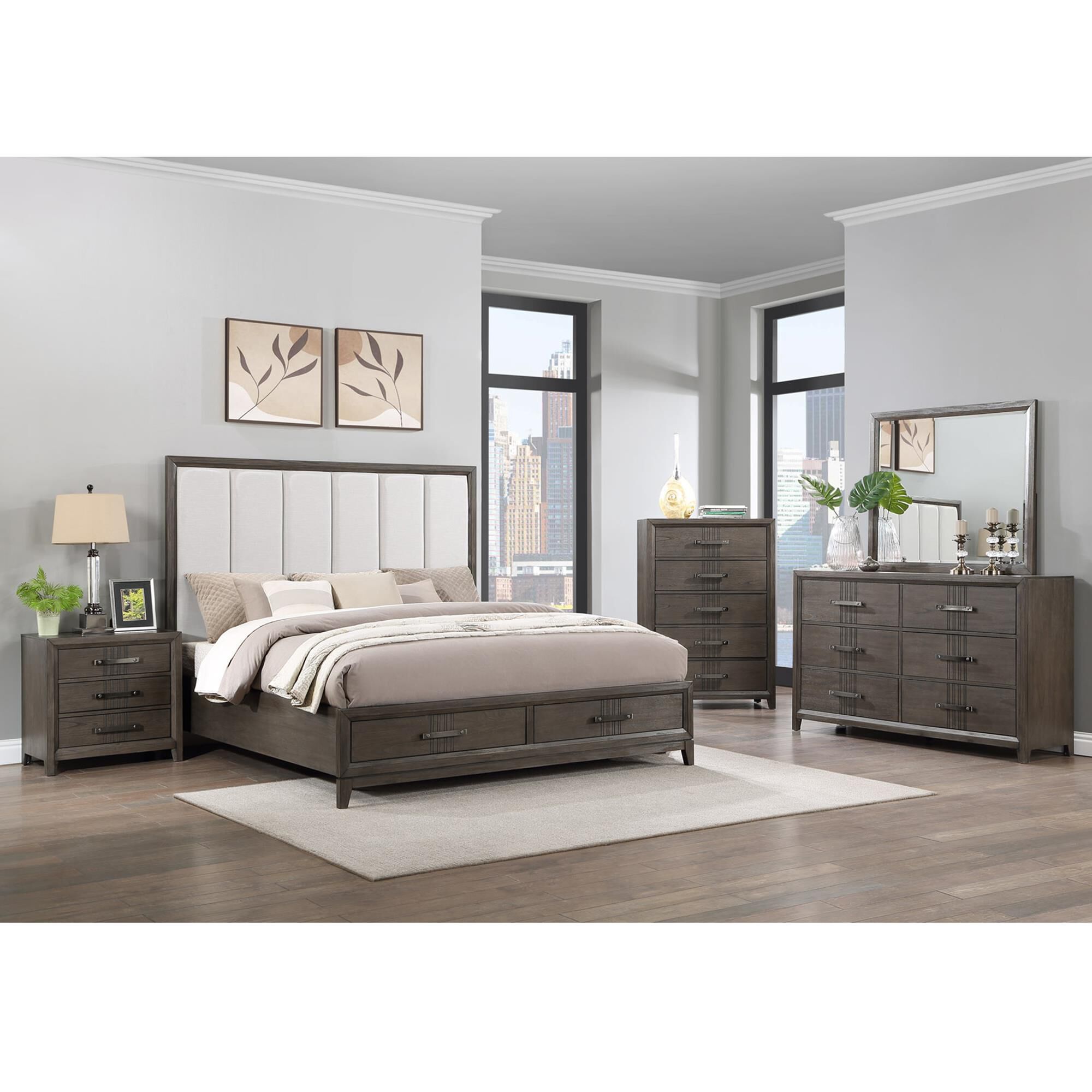 Set of top two nightstands