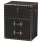 Baxton Studio Agatha 2-Drawer Storage Trunk in Black, , large