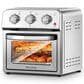 HOMLUX 13 Qt Air Fryer Toaster Oven in Silver, , large