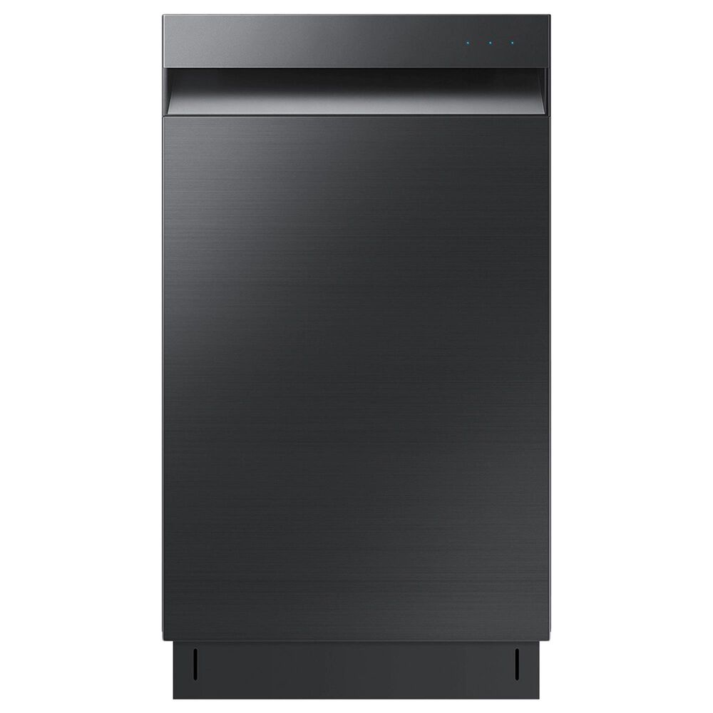 Samsung 18" Built-In Recessed Handle Dishwasher in Black Stainless Steel, , large