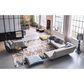 Radici USA Dora 6" x 9" Slate, Gray and Silver Area Rug, , large