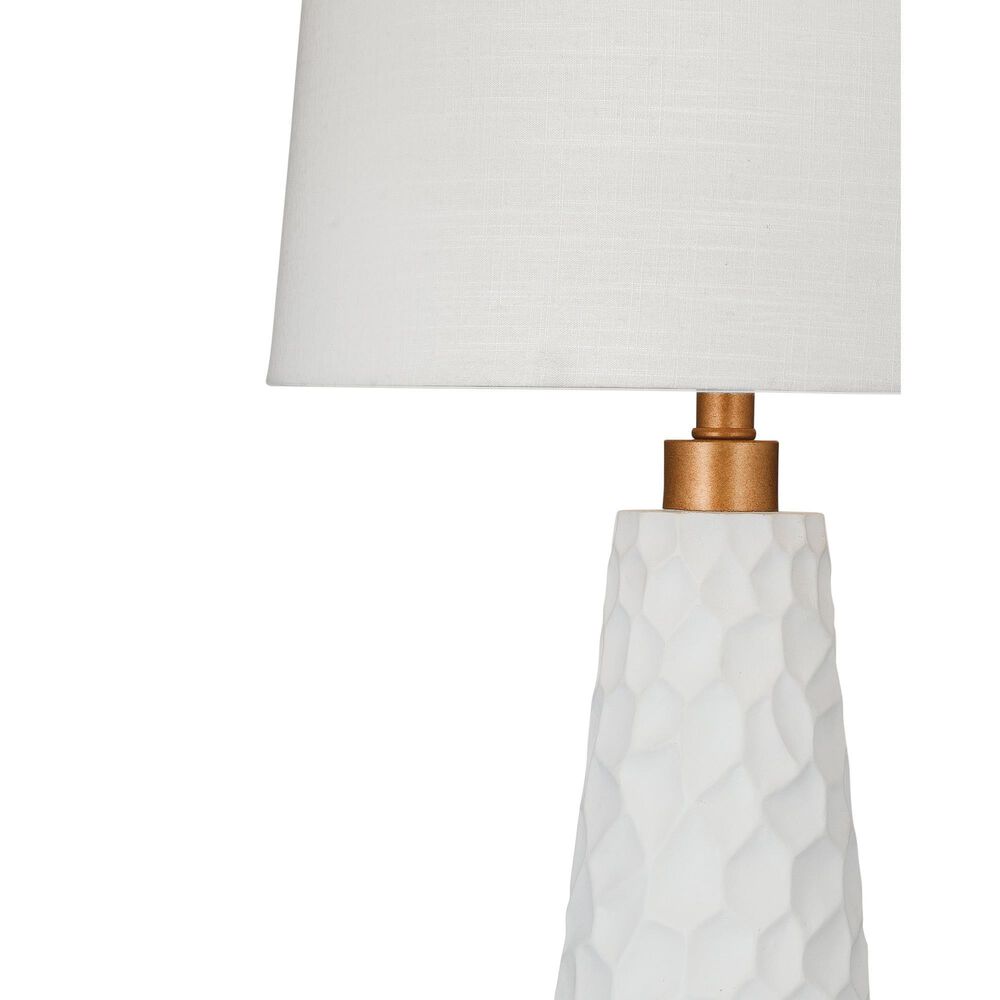 Bassett Copeland White Table Lamp, , large