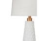 Bassett Copeland White Table Lamp, , large
