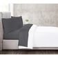 Pem America Christian Siriano New York 4-Piece Full Sheet Set in Dark Grey, , large