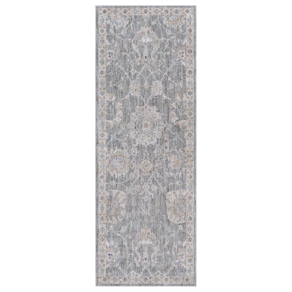 Surya Avant Garde 2"7" x 10" Gray, Beige and Denim Runner, , large