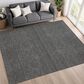 Dalyn Rug Company Soft Essentials Solid Graphite 10" x 14" Area Rug, , large