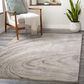 Surya Kavita 10" x 14" Gray, Charcoal, Mustard and Brown Area Rug, , large