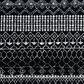Safavieh Tulum Transitional 6" x 9" Black and Ivory Area Rug, , large