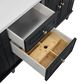 James Martin Vanities Lorelai 72" Double Vanity in Black Onyx with Single Hole 3 cm White Zeus Quartz Top & Backsplash, , large