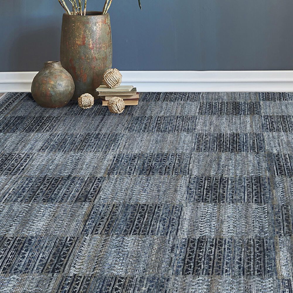 Amer Rugs Legacy 10&#39; x 14&#39; Grayish and Blue Area Rug, , large