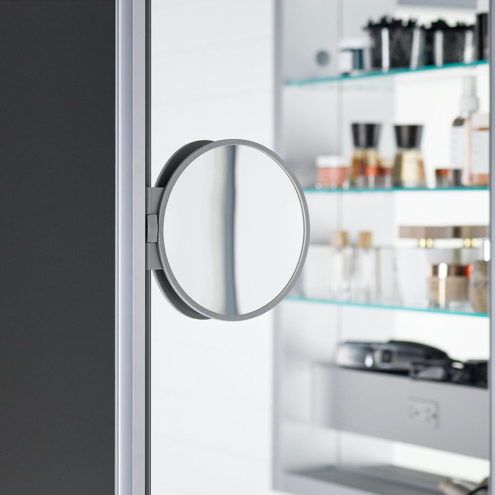 Kohler Verdera 34" x 40" Left-Hinged Lighted Medicine Cabinet in Aluminum, , large
