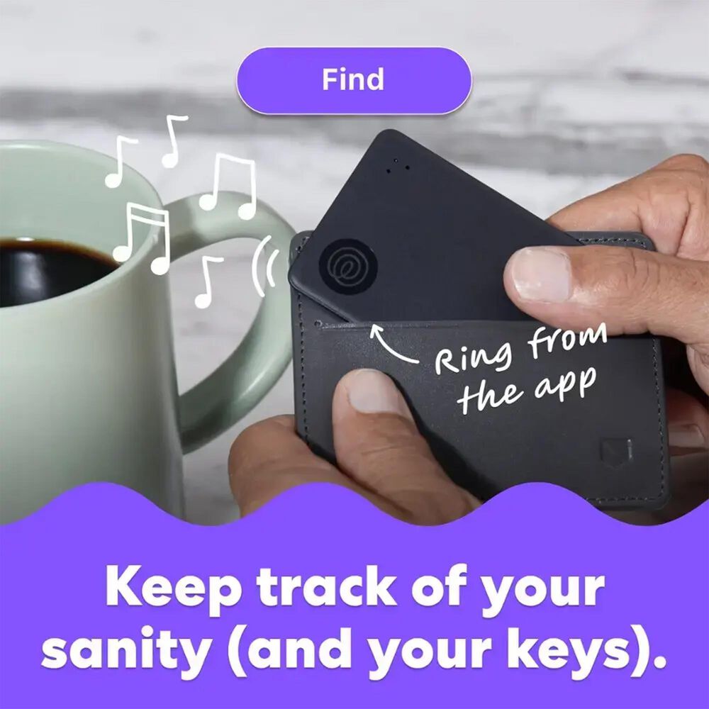 Tile by Life360 Tile Slim - Bluetooth Tracker - Black, , large