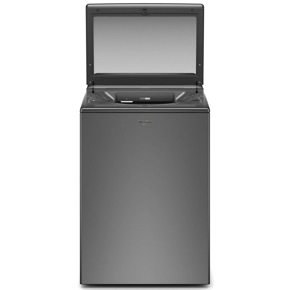 Whirlpool 5.3 Cu. Ft. Top Load Washer with 2-in-1 Removable Agitator in Chrome Shadow, , large