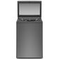 Whirlpool 5.3 Cu. Ft. Top Load Washer with 2-in-1 Removable Agitator in Chrome Shadow, , large