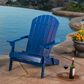 Hearth and Haven Malibu Outdoor Folding Adirondack Chair in Blue, , large