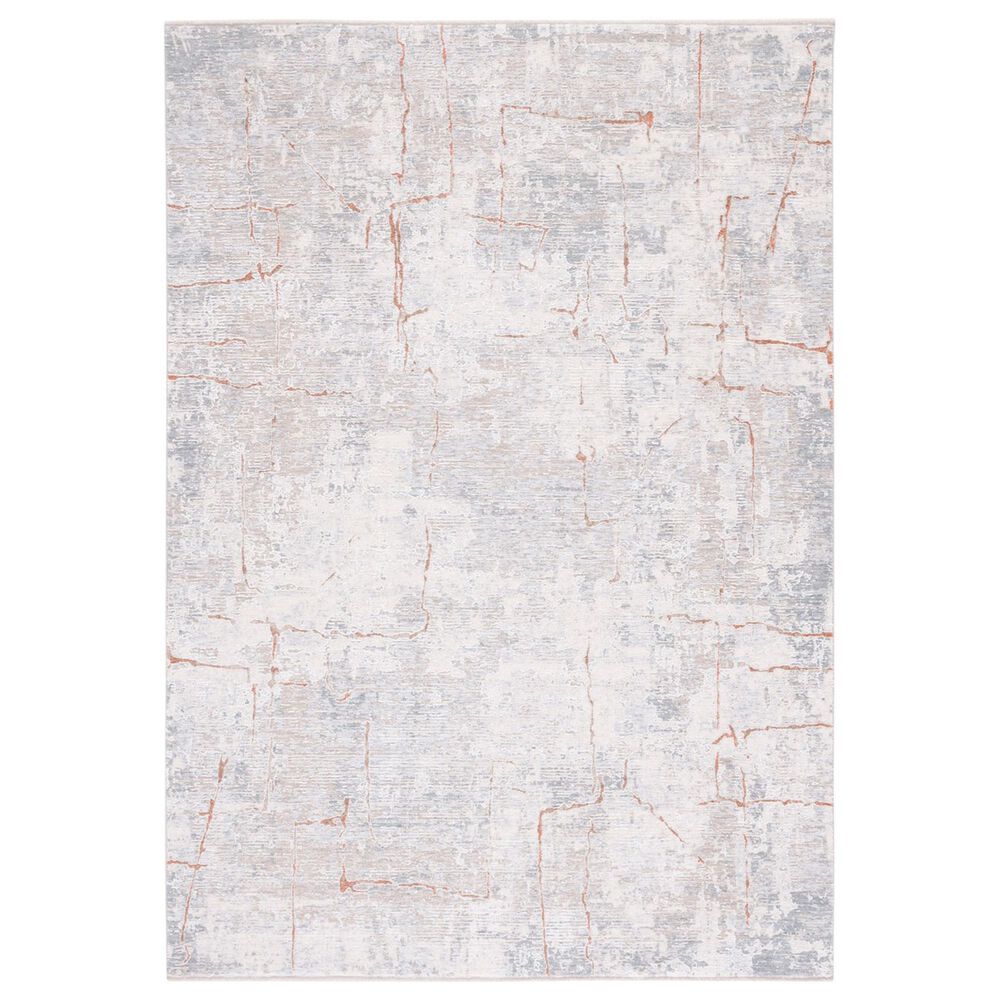 Safavieh Marmara MRM308B 4" x 6" Beige, Blue and Rust Area Rug, , large