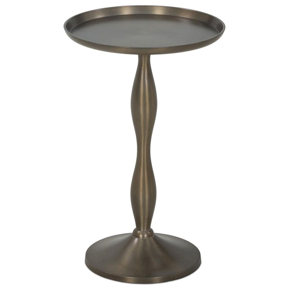 Four Hands Carden End Table in Dark Aluminum, , large
