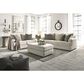 Ashley Soletren Oversized Accent Ottoman in Stone, , large