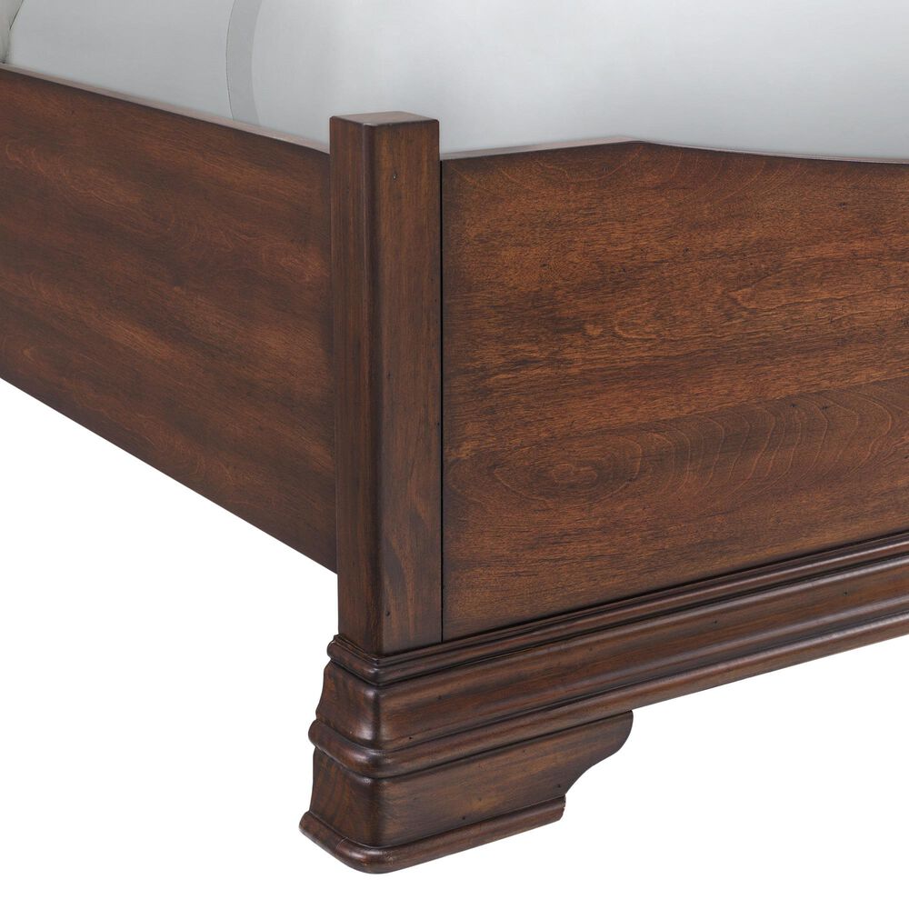 Mayberry Hill Phillipe Queen Sleigh Bed in Cherry, , large