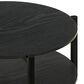 Furniture of America Elovier Coffee Table with Open Shelf in Black, , large
