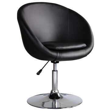 Dayton Hopper Adjustable Swivel Chair in Black, , large