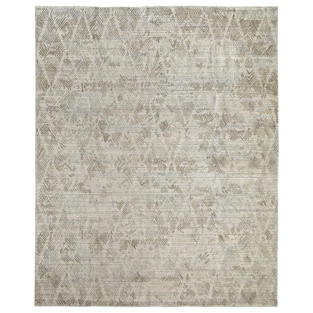 Feizy Elias 2" x 3" Gray and Brown Area Rug, , large