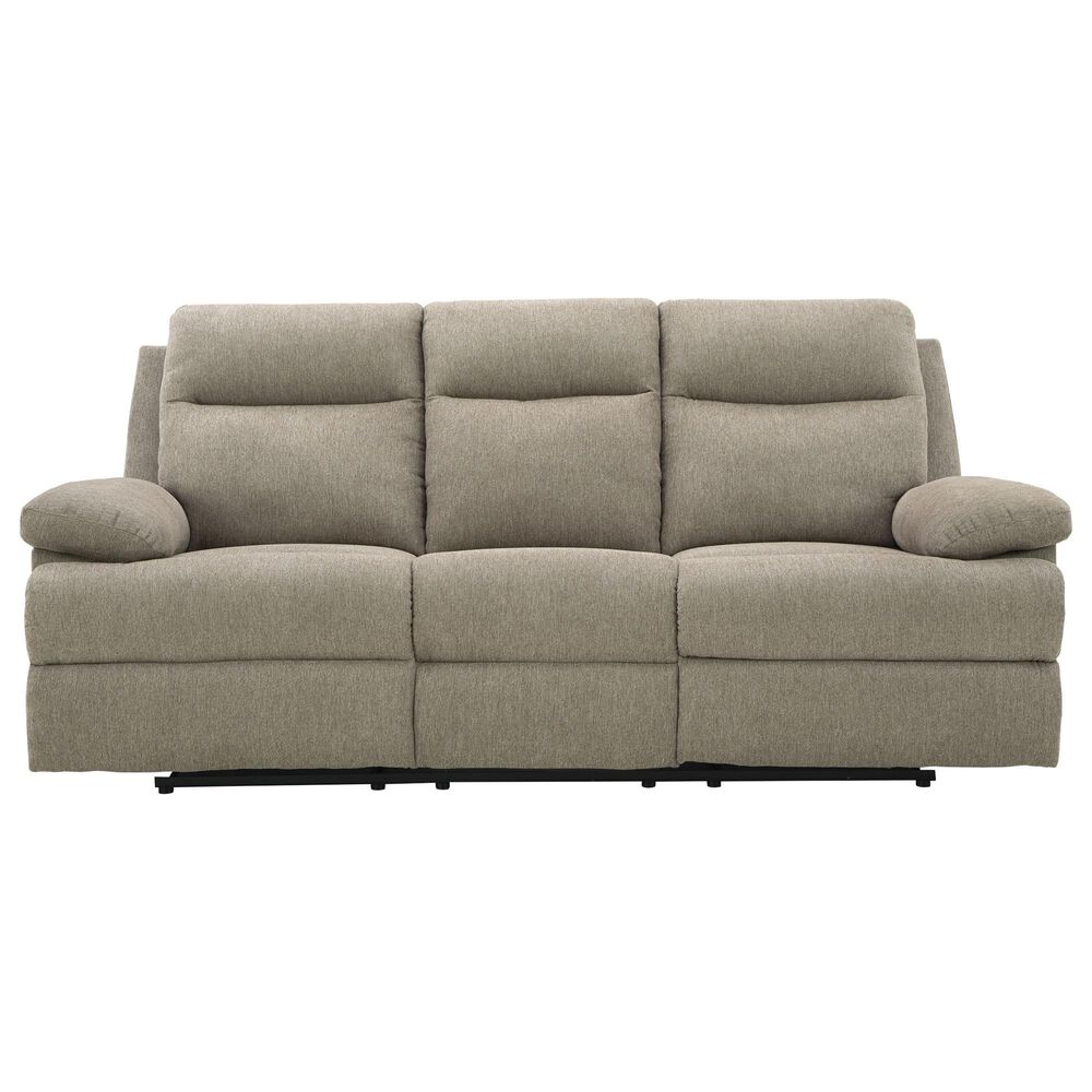 Ashley Side-Swipe Manual Reclining Sofa in Mocha, , large